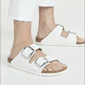 Birkenstock Arizona Big Buckle Sandal in White
